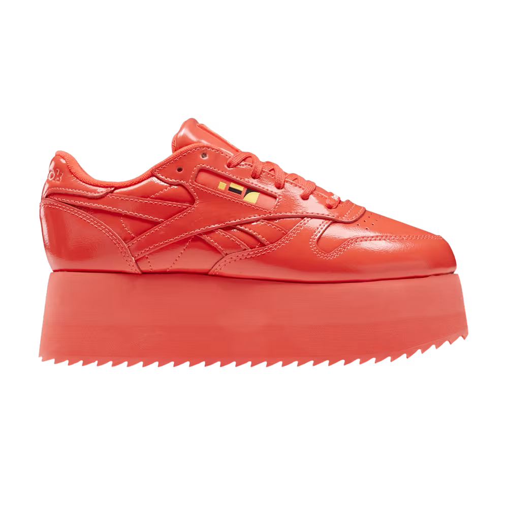 Gigi Hadid x Reebok Women's Classic Leather Triple Platform Neon Red