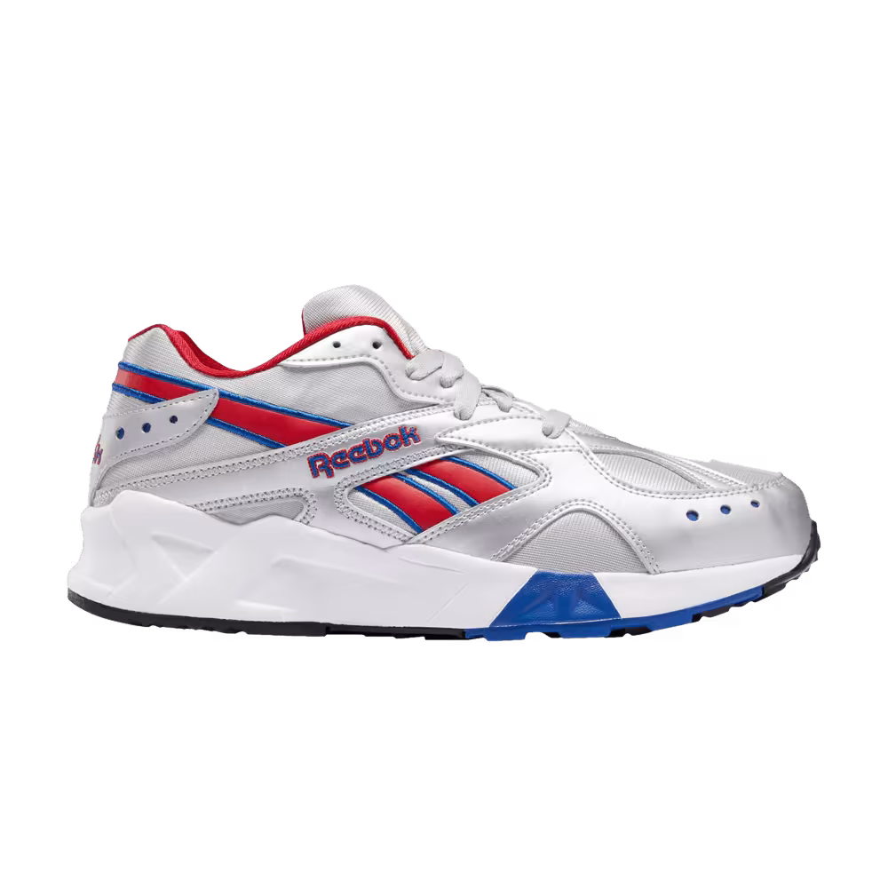 Reebok Aztrek Metallic Silver Red