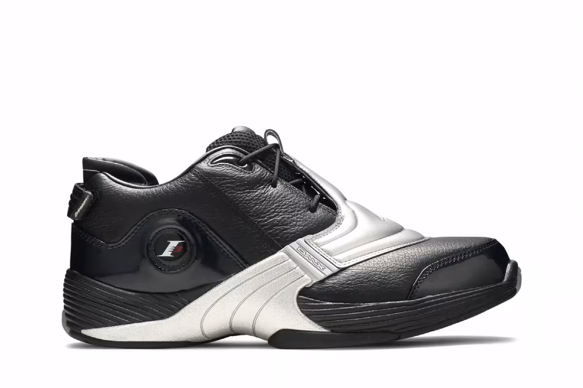 Reebok Answer 5 OG Black Silver, view 2