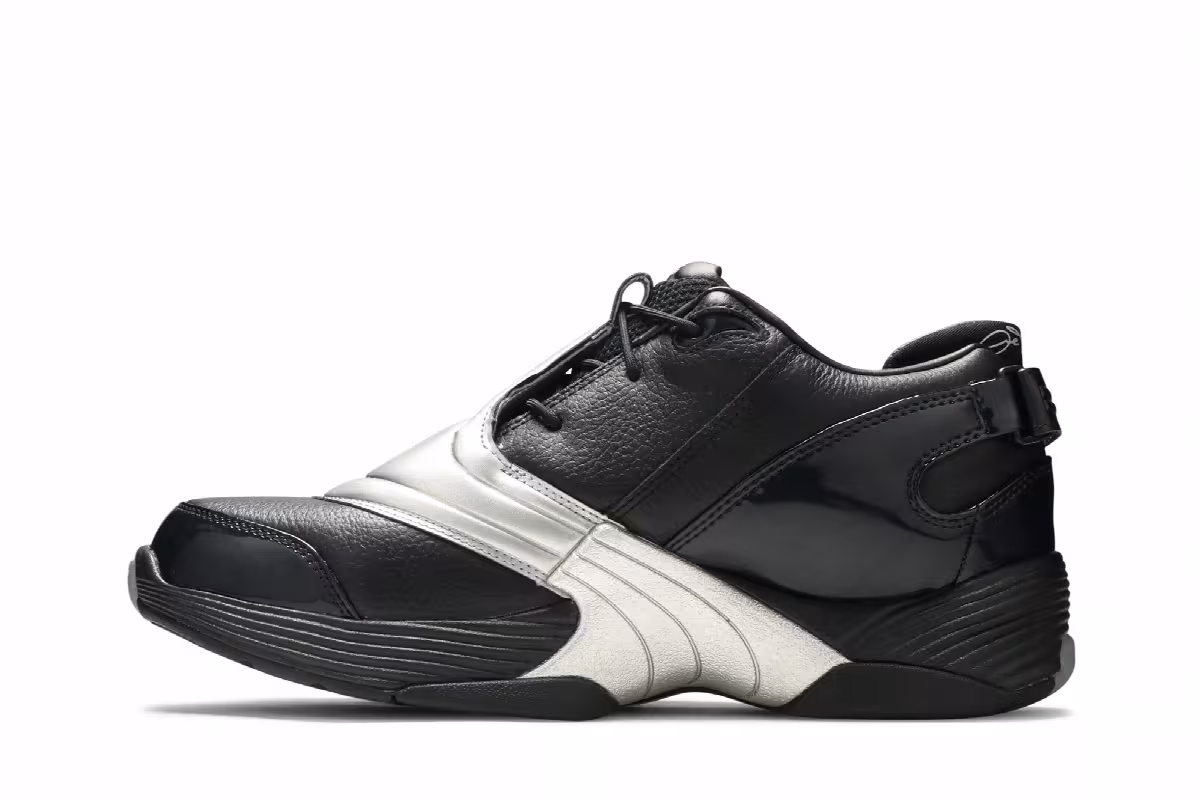 Reebok Answer 5 OG Black Silver, view 4