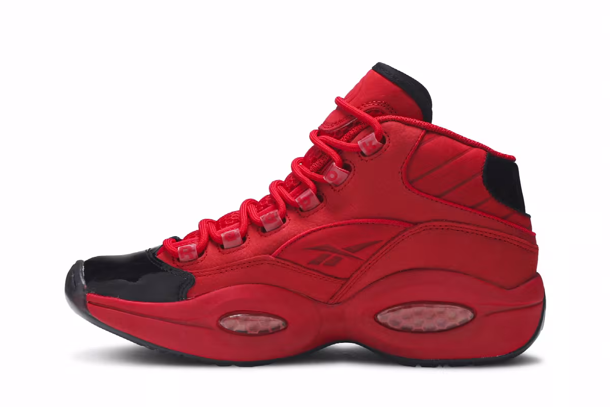 Reebok Question Mid Heart Over Hype, view 4