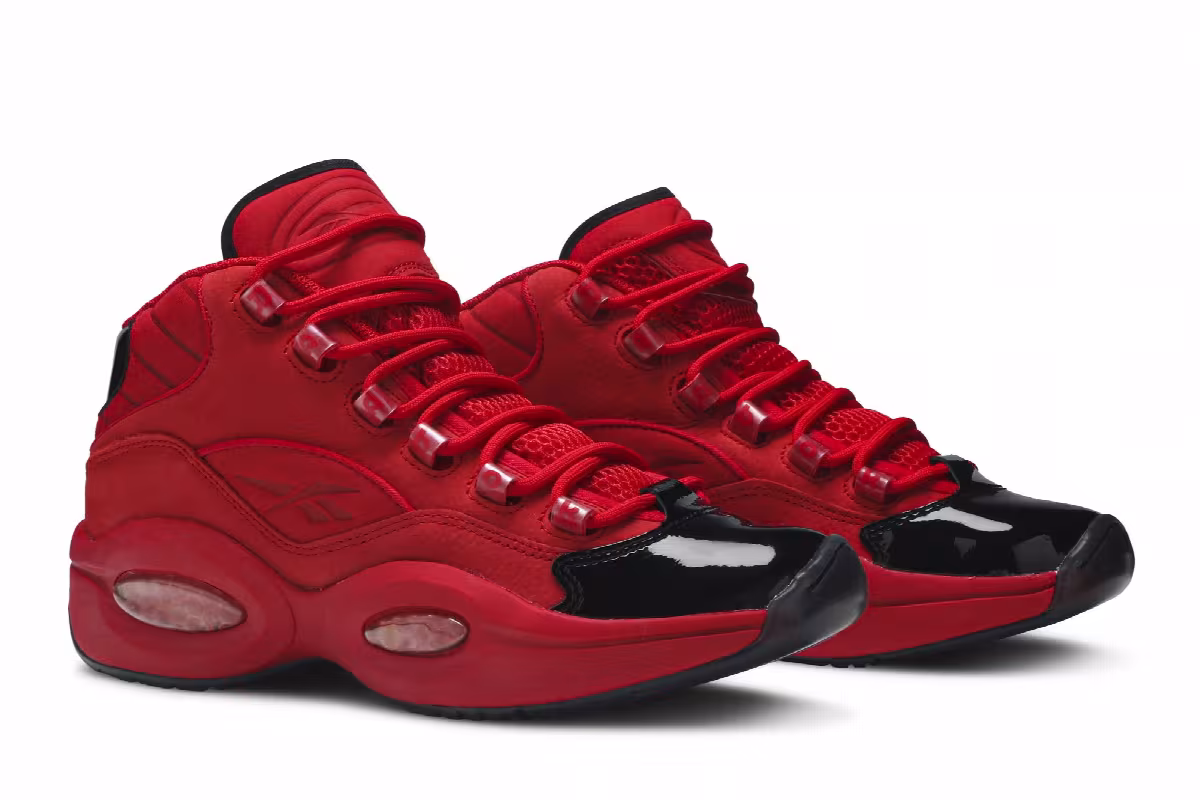 Reebok Question Mid Heart Over Hype, view 9
