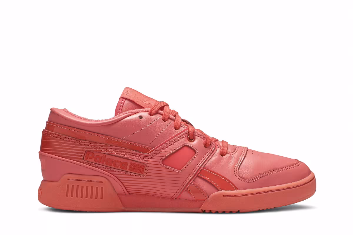 Palace x Reebok Pro Workout Low Red, view 2