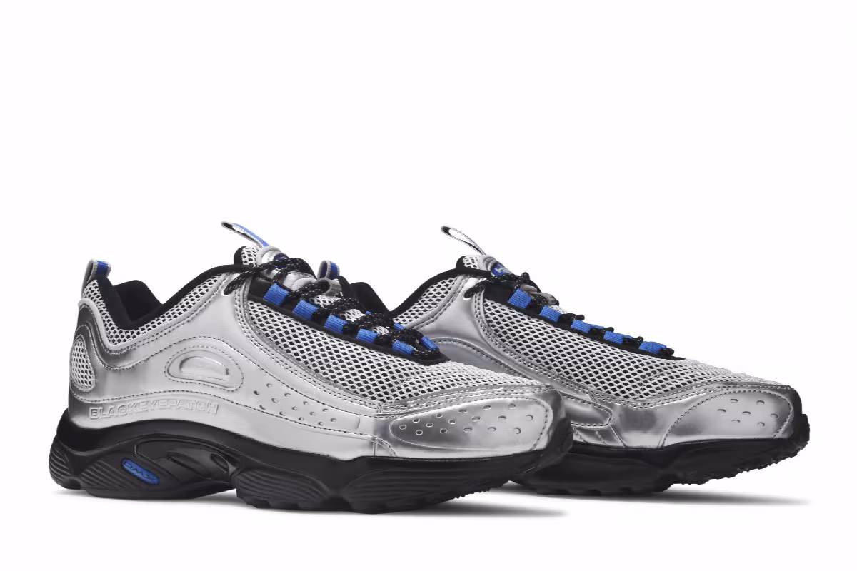 Reebok BlackEyePatch x Daytona DMX II Metallic Silver, view 9