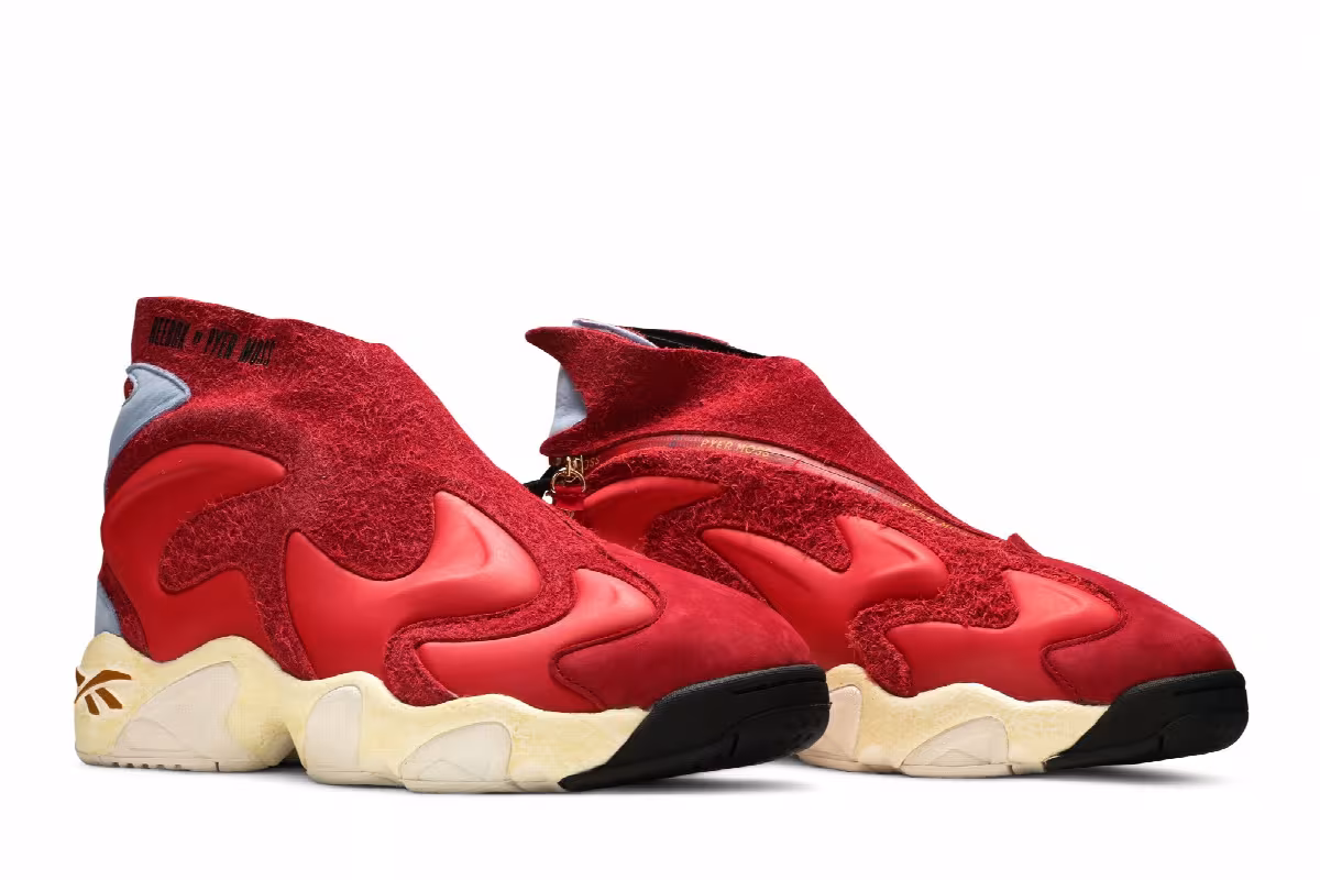 Pyer Moss x Reebok Mobius Experiment 3 Primal Red, view 9