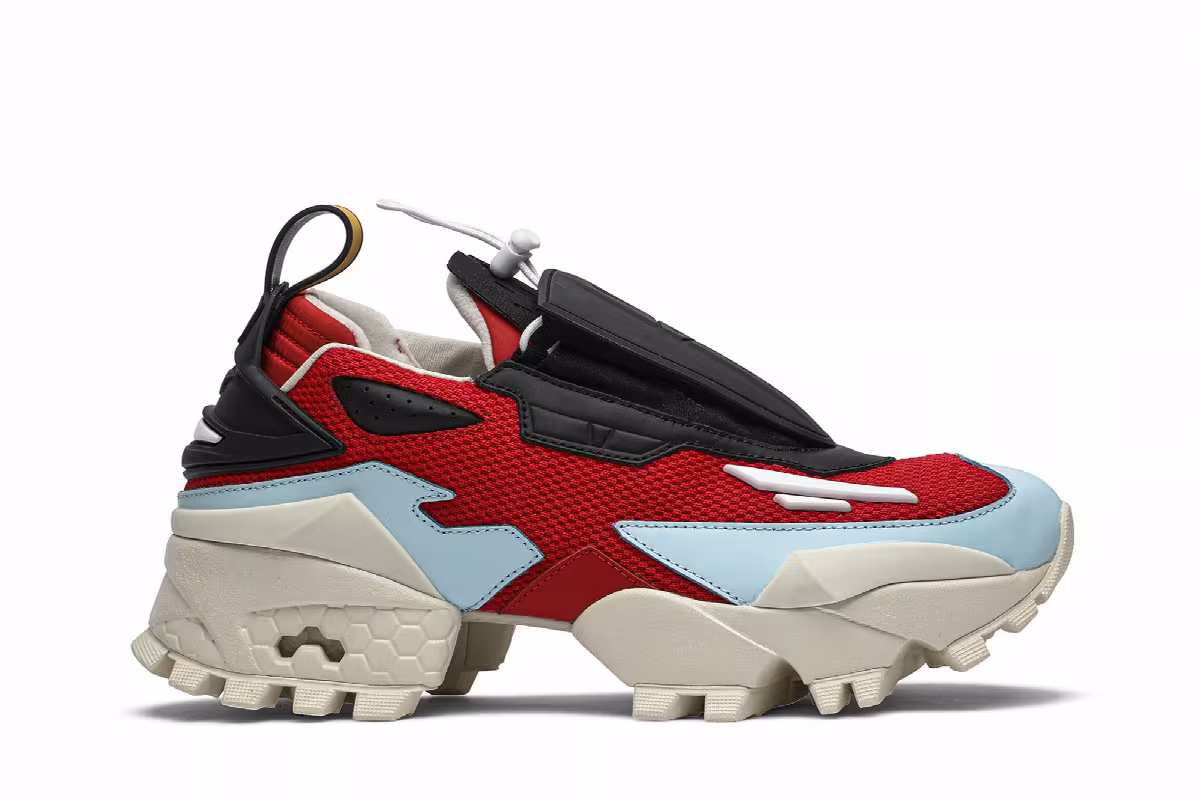 Pyer Moss x Reebok DMX Experiment 4 Trail Fury Primal Red, view 2