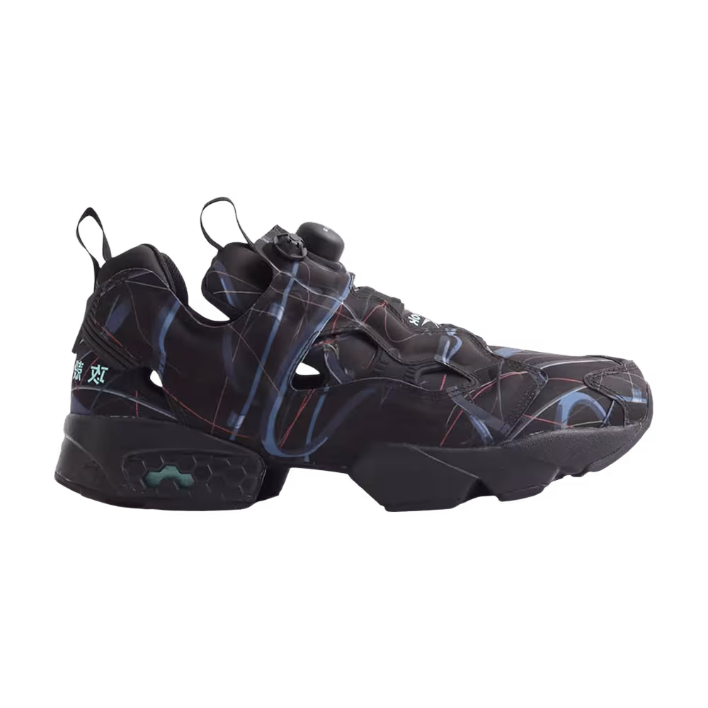 Ghost In The Shell x atmos x Reebok Instapump Fury Black Blue Red