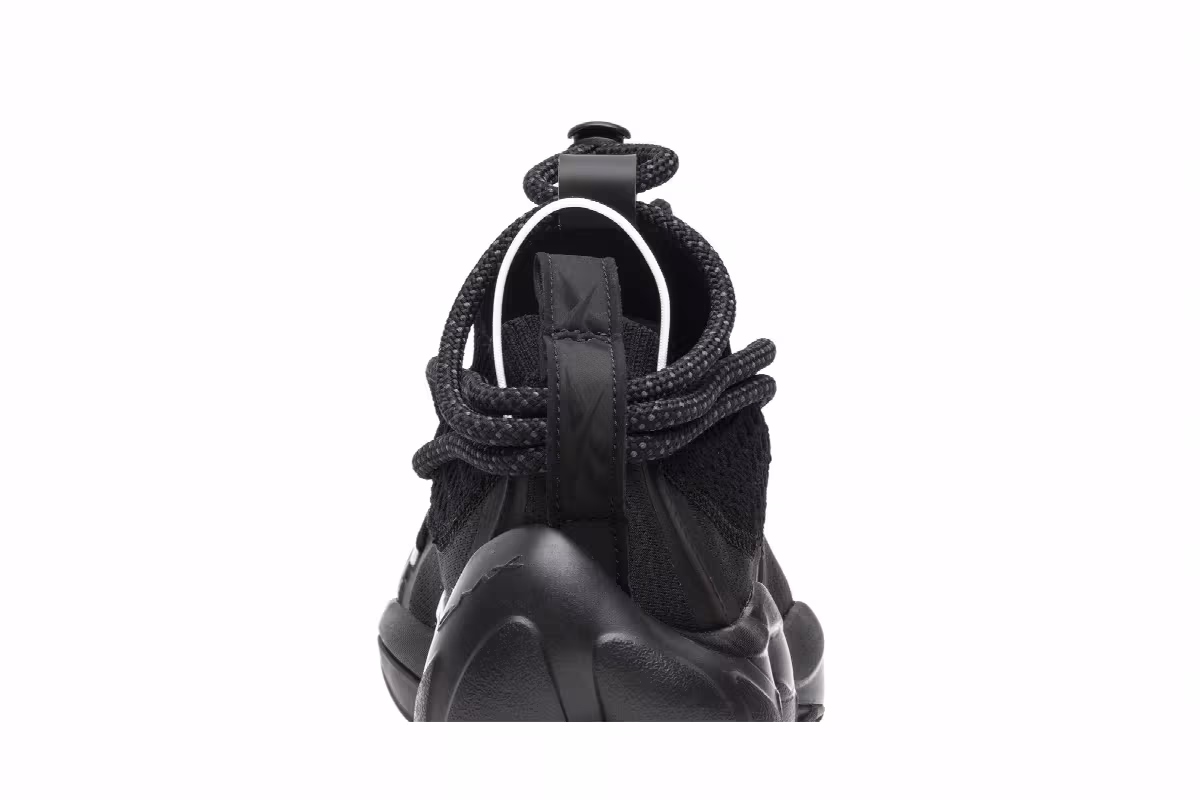 Pyer Moss x Reebok DMX Run Fusion Experiment Triple Black, view 8