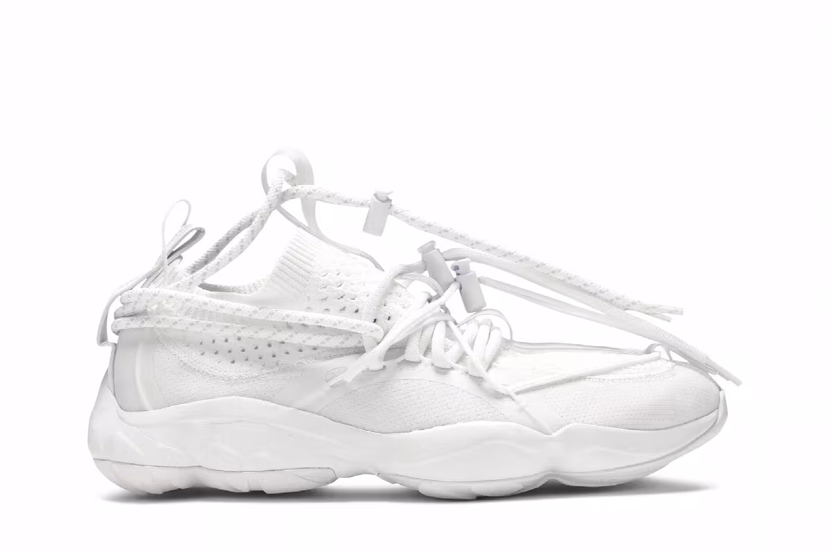 Pyer Moss x Reebok DMX Run Fusion Experiment Skull Grey, view 2