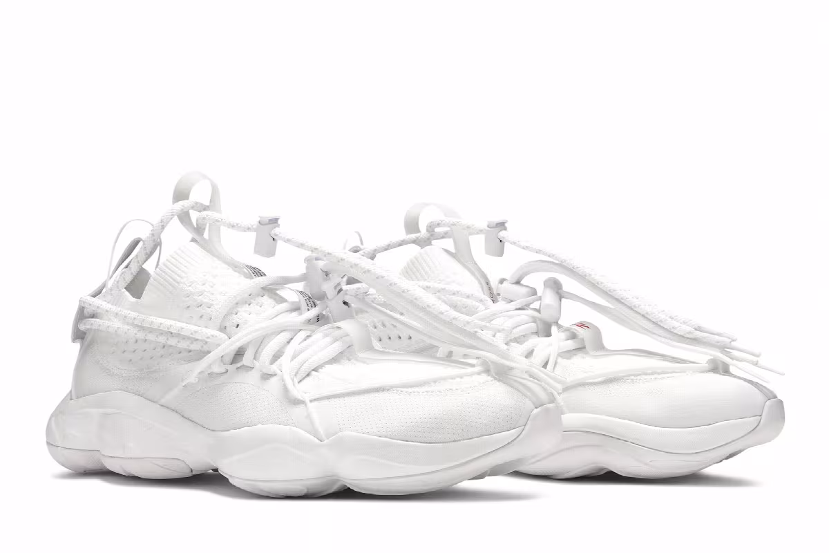 Pyer Moss x Reebok DMX Run Fusion Experiment Skull Grey, view 9