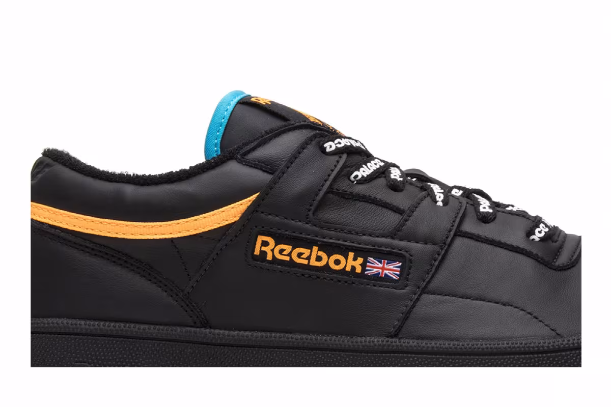 Palace x Reebok Club Workout Black, view 3