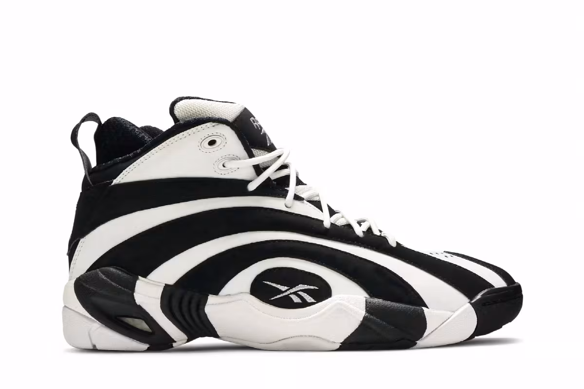Reebok Shaqnosis OG Black White, view 2