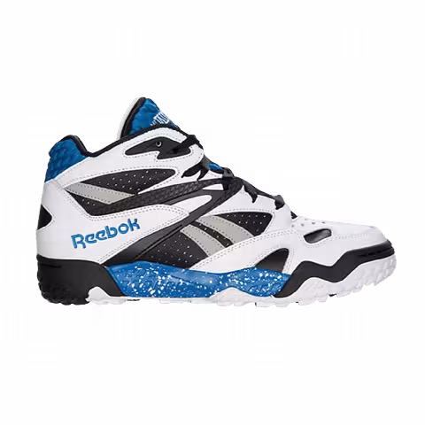 Reebok Scrimmage Mid 'Black White Blue'