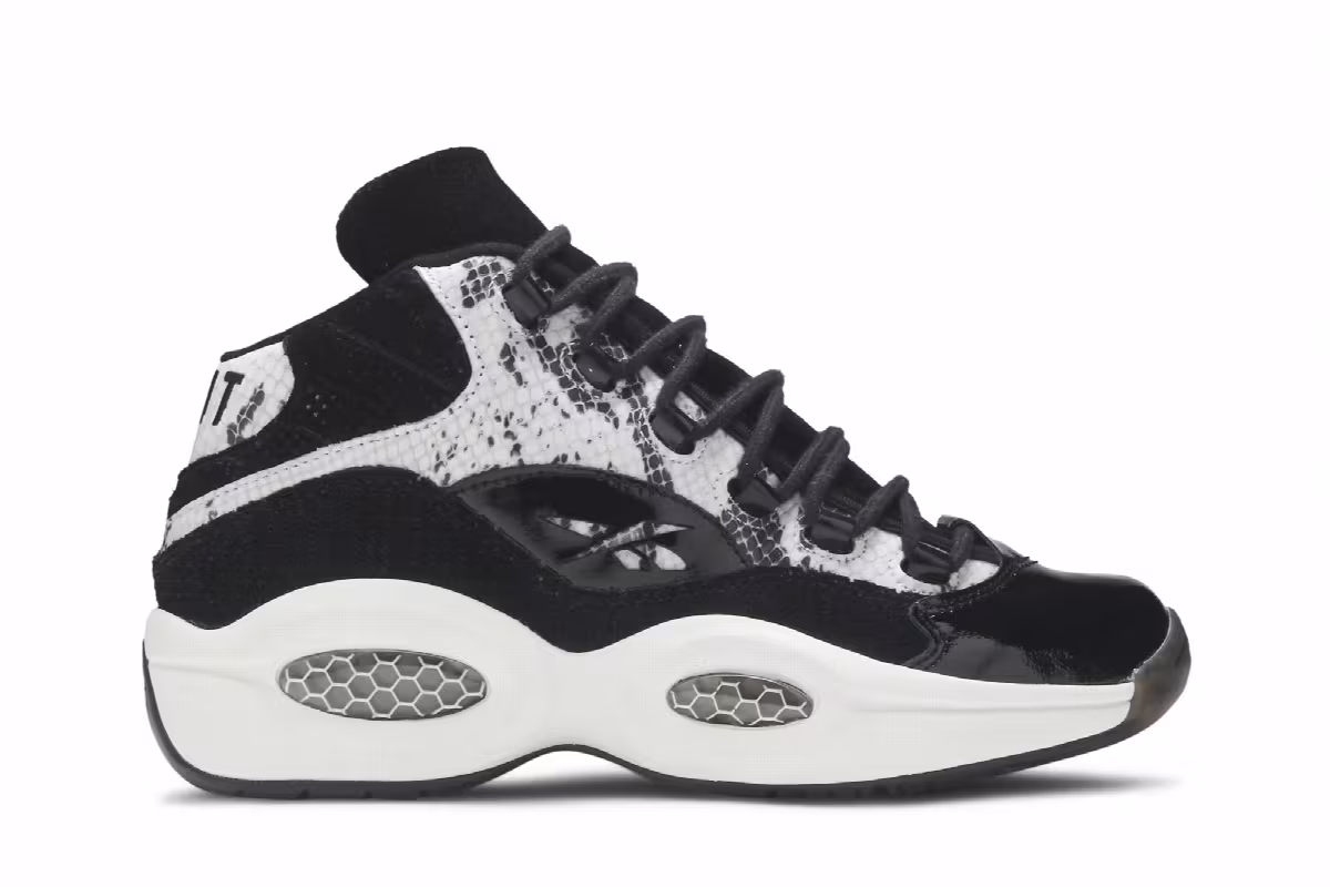 Bait x Reebok Question Mid Snake, view 2