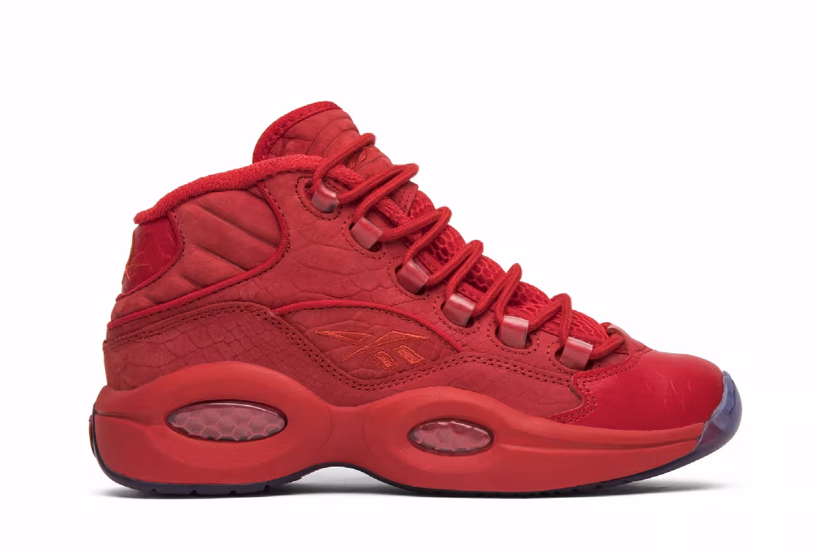 Teyana Taylor x Reebok Women's Question Mid Primal Red, view 2