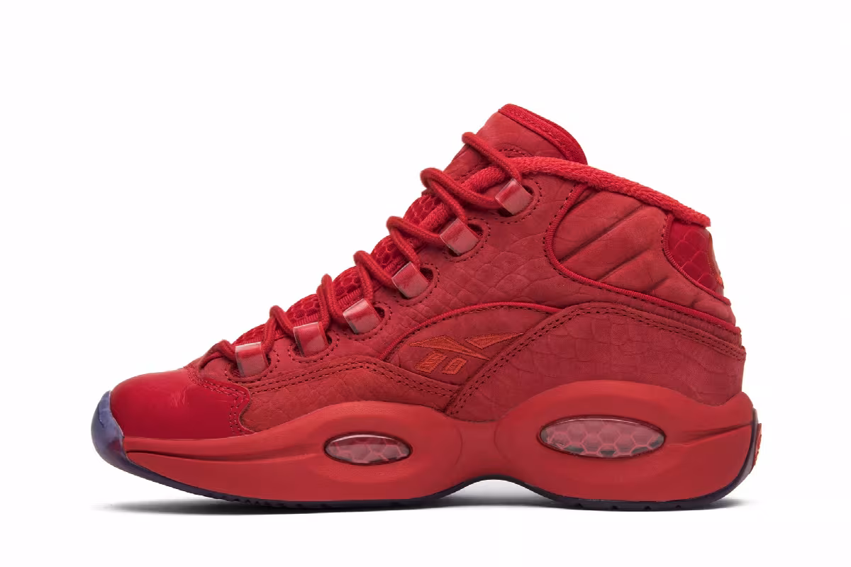 Teyana Taylor x Reebok Women's Question Mid Primal Red, view 4