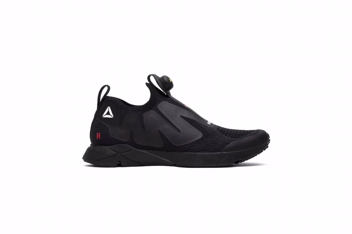 Vetements x Reebok Pump Supreme Black, view 2