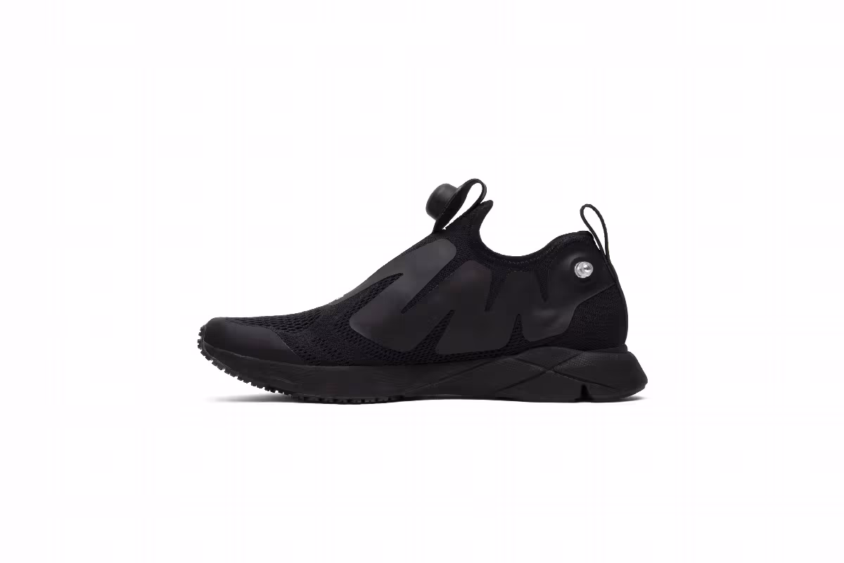Vetements x Reebok Pump Supreme Black, view 4