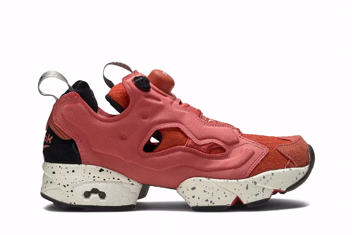 Reebok END x InstaPump Fury OG Pink Salmon, view 2