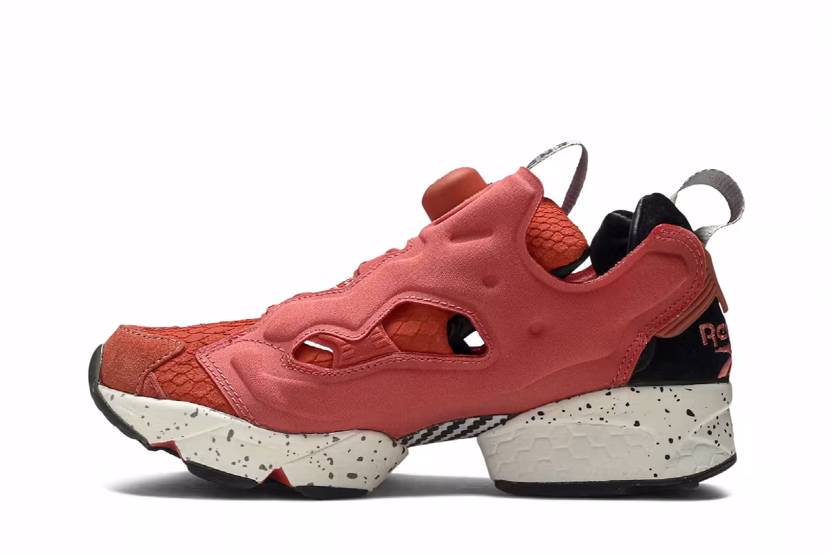 Reebok END x InstaPump Fury OG Pink Salmon, view 4