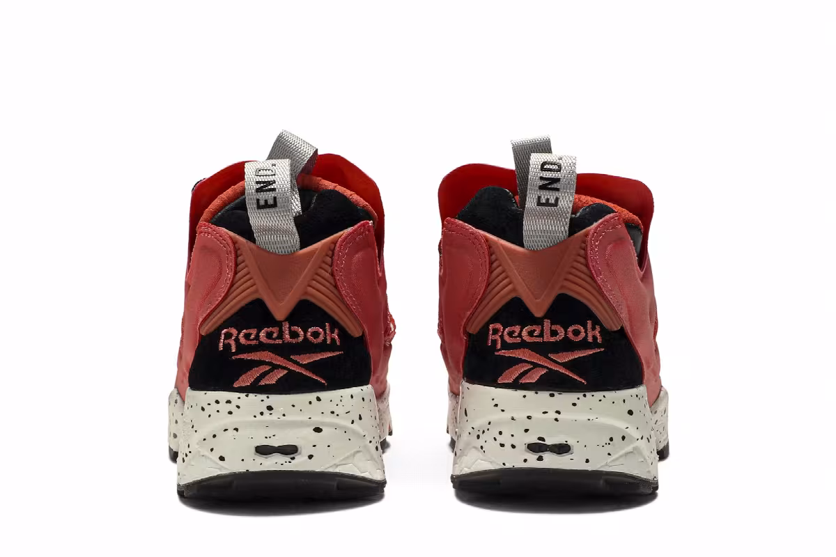 Reebok END x InstaPump Fury OG Pink Salmon, view 7