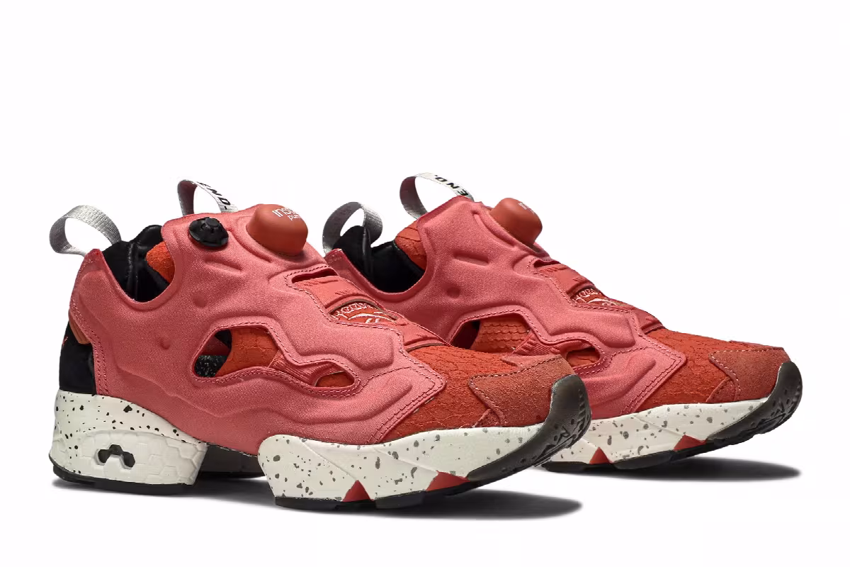 Reebok END x InstaPump Fury OG Pink Salmon, view 9