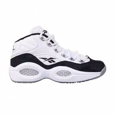 Reebok Question Mid 'White Black'