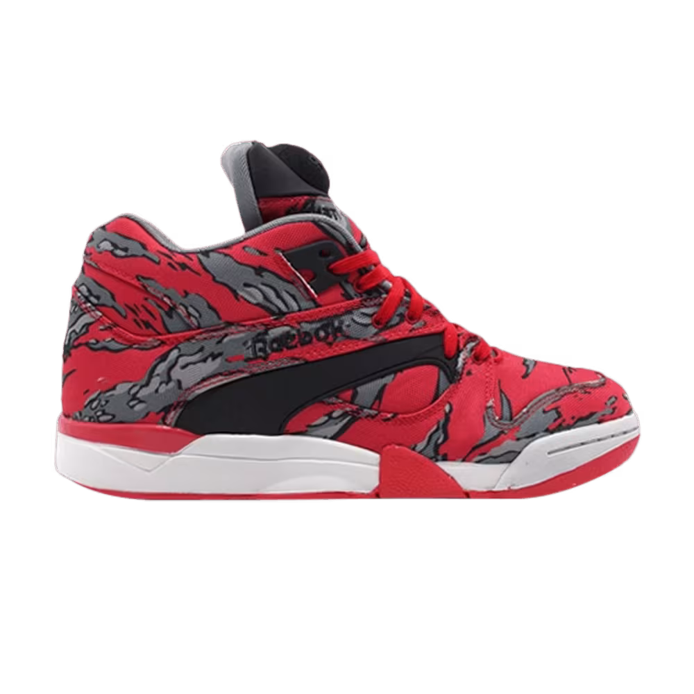 Stash x Reebok Court Victory Pump 25th Anniversary Camo - Red