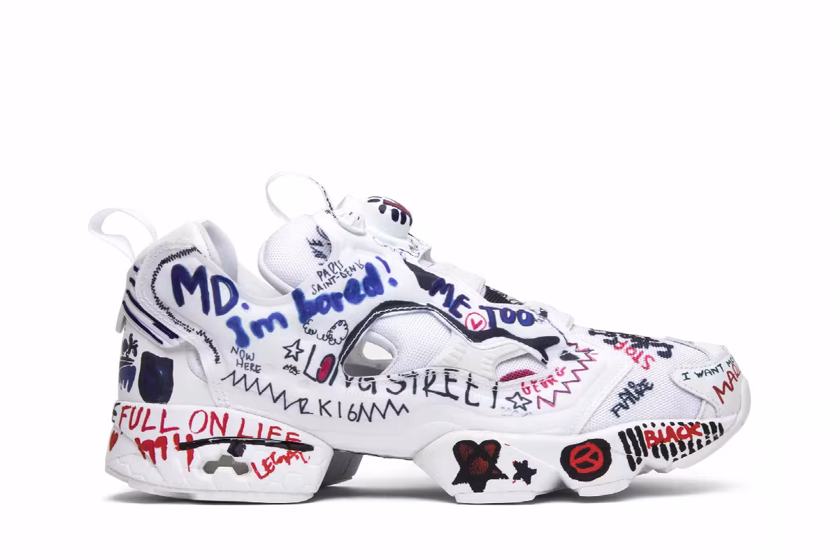 Vetements x Reebok InstaPump Fury Graffiti, view 2