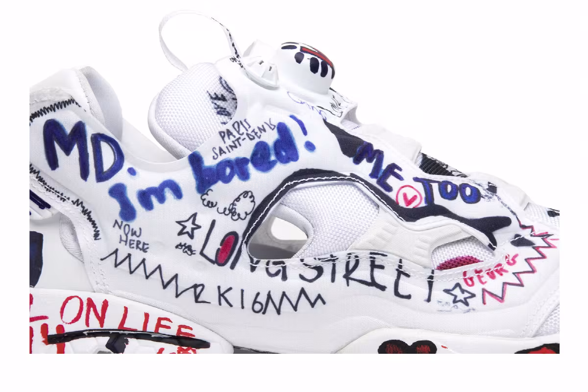 Vetements x Reebok InstaPump Fury Graffiti, view 3