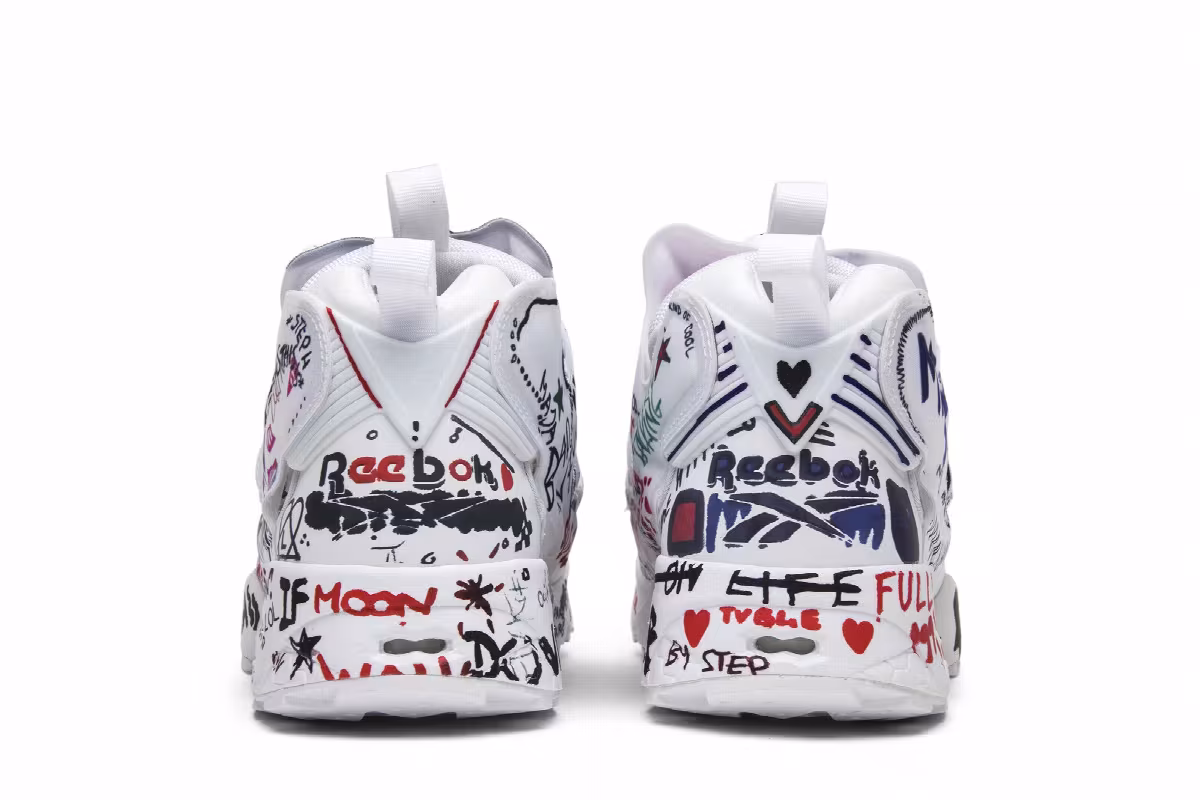 Vetements x Reebok InstaPump Fury Graffiti, view 7