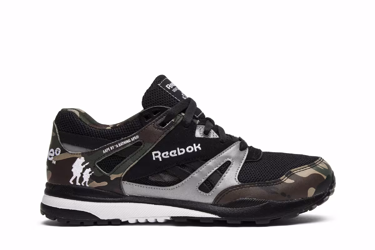 AAPE x Reebok Ventilator Affiliates Camo, view 2