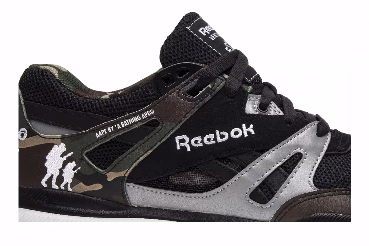AAPE x Reebok Ventilator Affiliates Camo, view 3