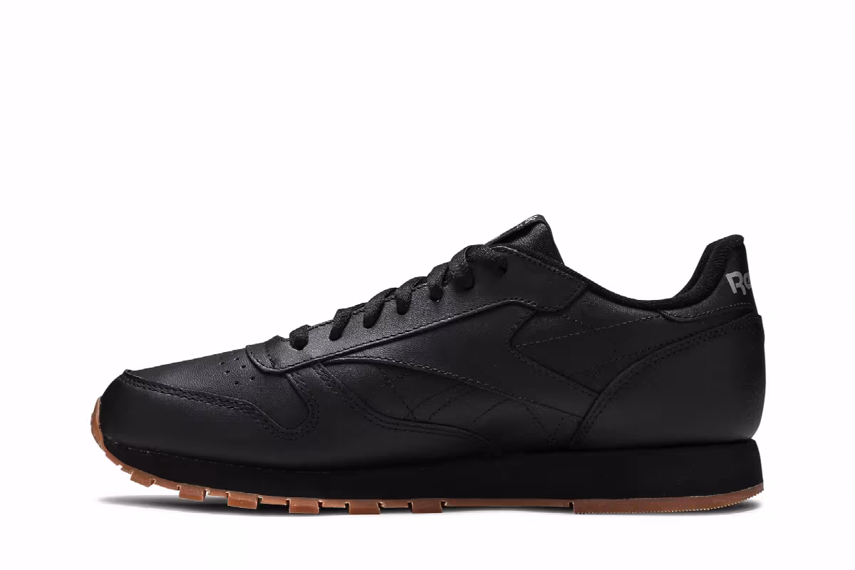 Reebok Classic Leather Black Gum, view 4