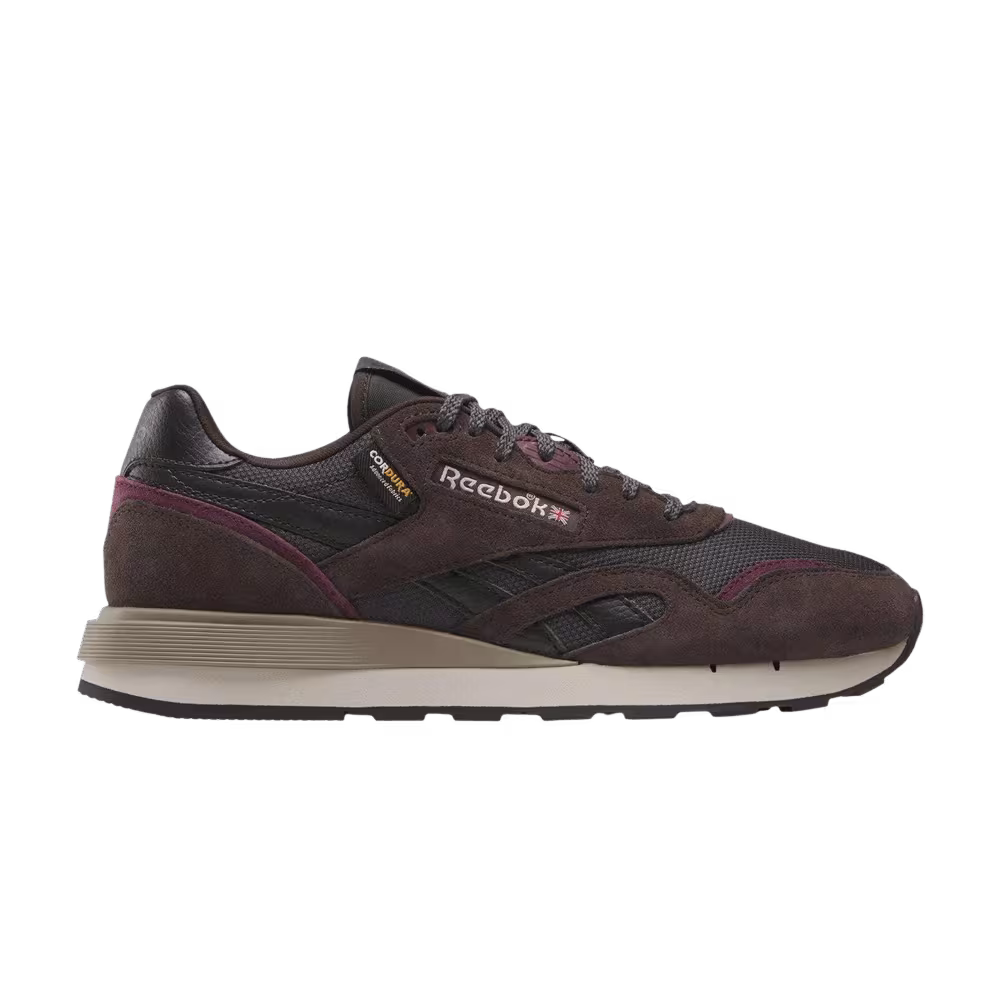 Reebok Classic Nylon 89 Washed Black/Black/Black Cherry