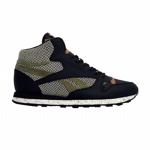 Atmos x Reebok Classic Leather Mid R12 'Black Camo'