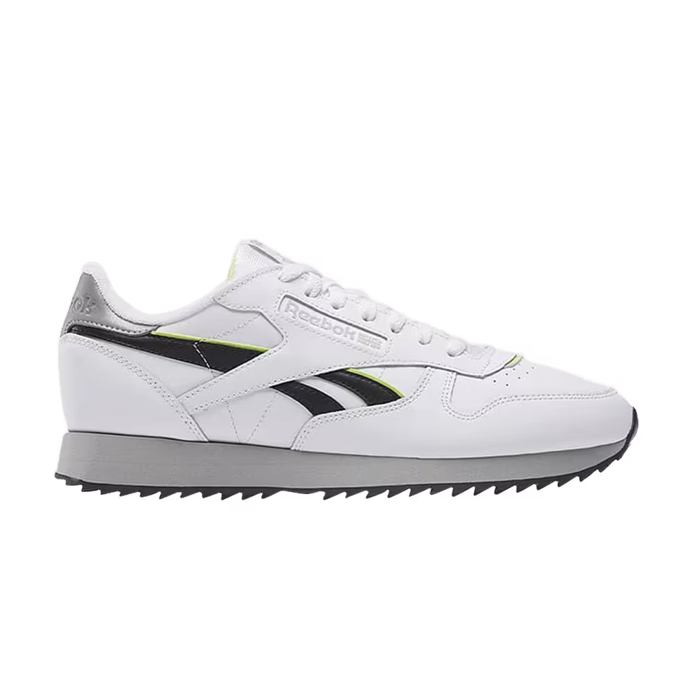 Reebok Classic Leather Ripple White Black Lime