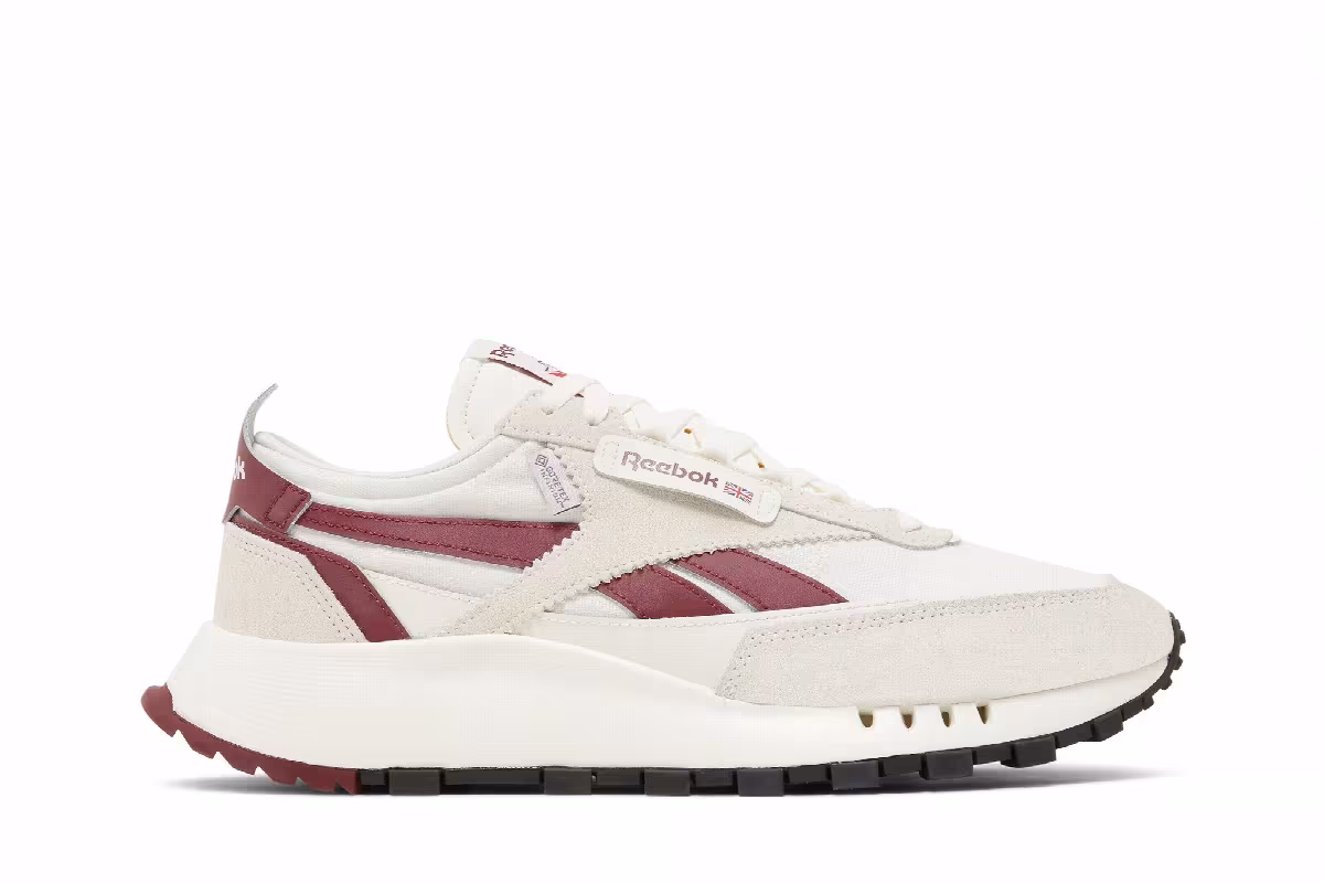 Reebok Classic Leather Legacy GTX Chalk Collegiate Burgundy, view 2