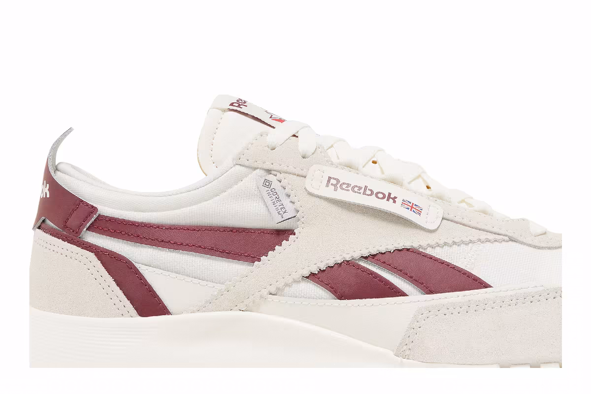 Reebok Classic Leather Legacy GTX Chalk Collegiate Burgundy, view 3