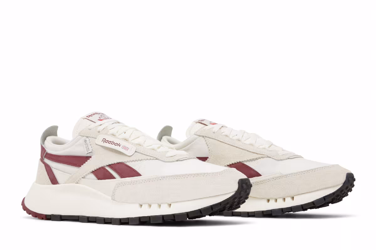 Reebok Classic Leather Legacy GTX Chalk Collegiate Burgundy, view 9