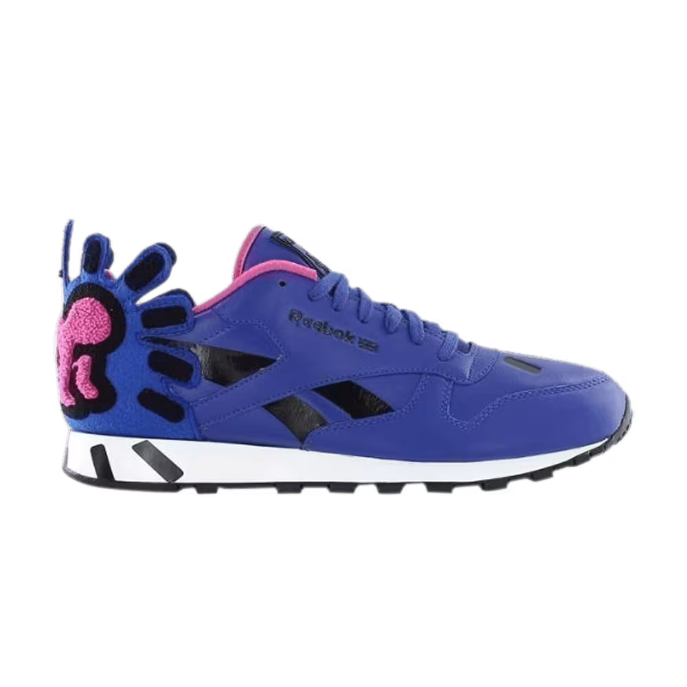 Keith Haring x Reebok Classic Leather Lux Vital Blue Pink
