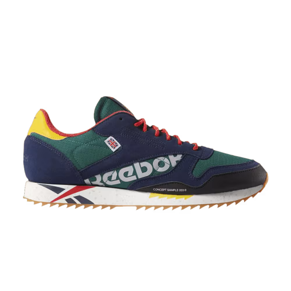 Reebok Classic Leather Ripple Altered Green Red