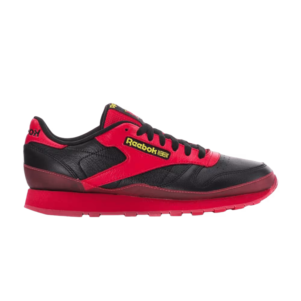 Reebok Classic Leather Black Red