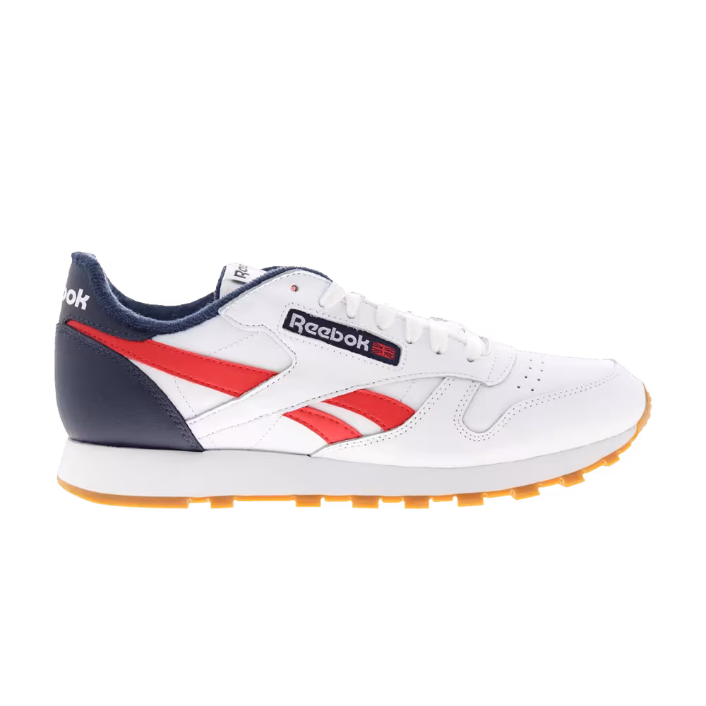 Reebok Classic Leather MU White Navy Radiant Red