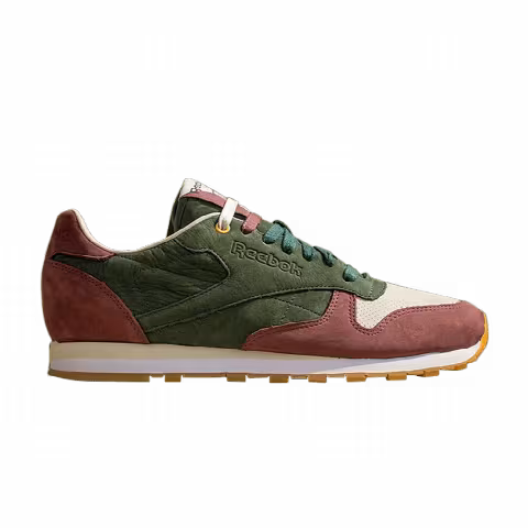 Highs and Lows x Reebok Classic Leather CTM 'French Roast Green Coffee'