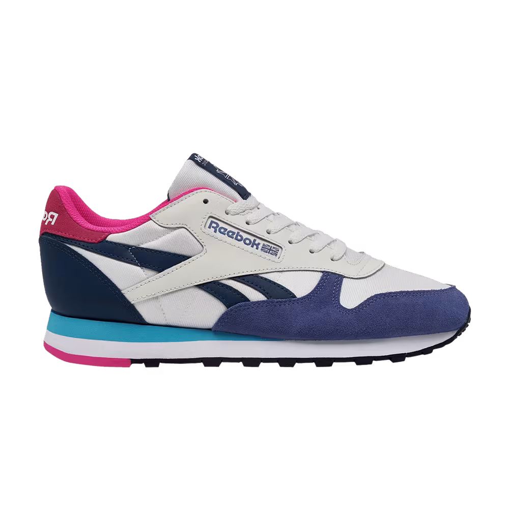 Reebok Classic Leather Uniform Blue Laser Pink
