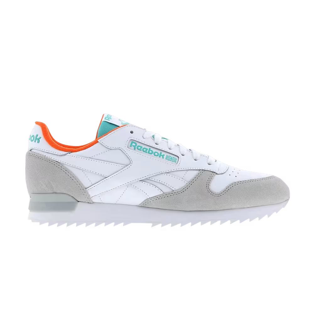 Reebok Classic Leather Ripple Clip SU White Teal Lava