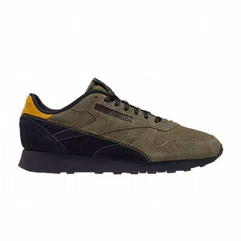 Reebok Classic Leather 'Army Green Black Bright Ochre'