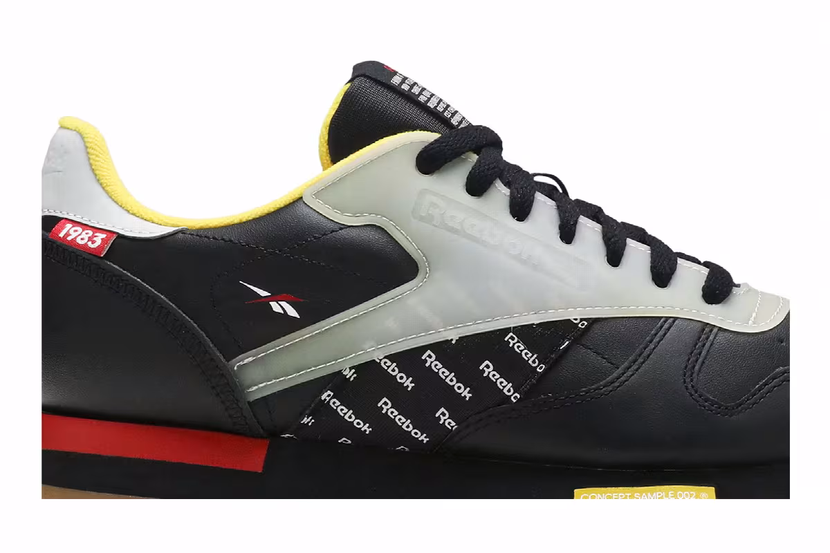Reebok Classic Leather Altered Black Grey, view 3