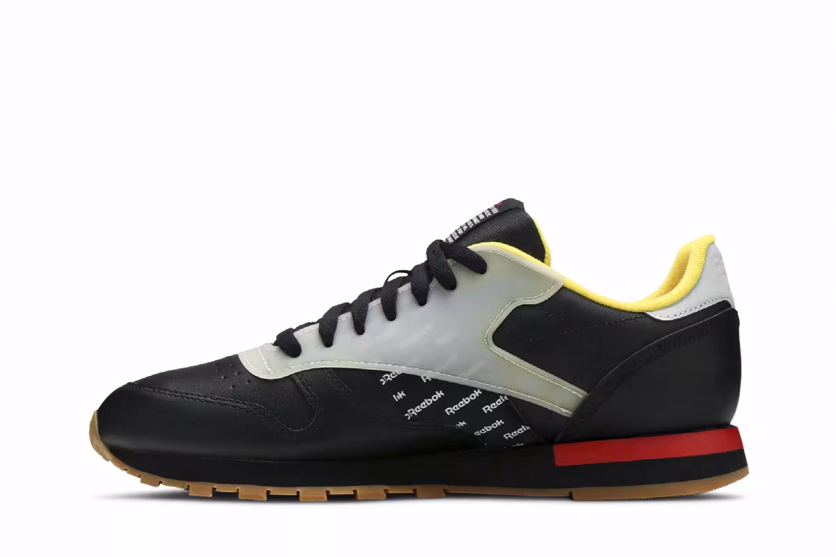 Reebok Classic Leather Altered Black Grey, view 4